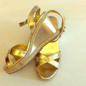 Girls Michael Kors wedge shoes
